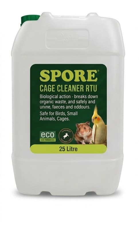SPORE Cage Cleaner RTU 25 litre container