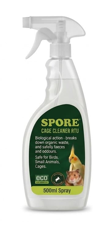 SPORE Cage Cleaner RTU 500ml spray bottle