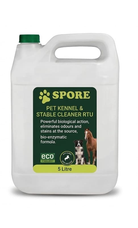 SPORE Pet Kennel and Stable Cleaner 5 litre container