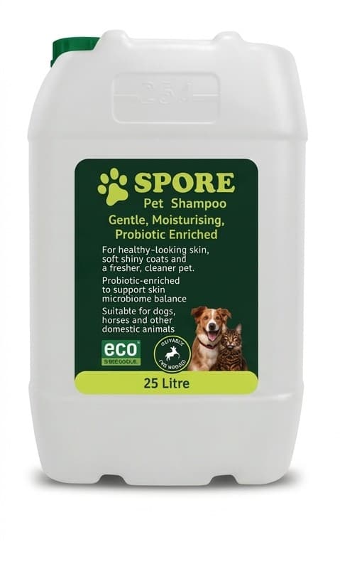SPORE Pet Shampoo 25 litre container